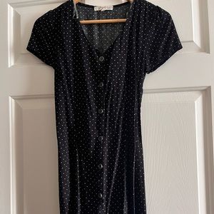 Black and White polka dot dress
